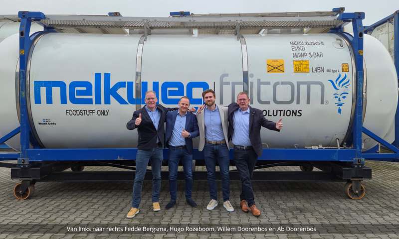 Van Links Naar Rechts Fedde Bergsma, Hugo Rozeboom, Willem Doorenbos En Ab Doorenbos